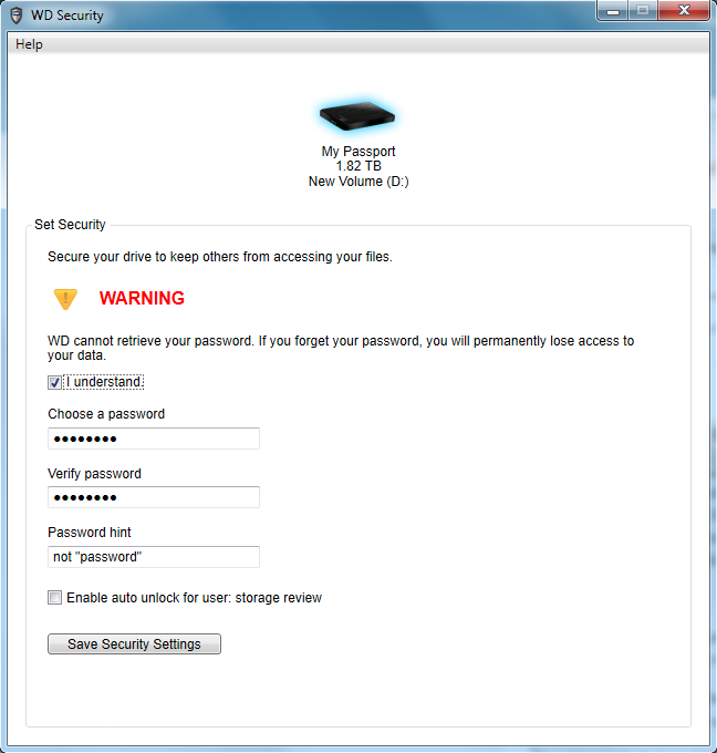 Wd security download